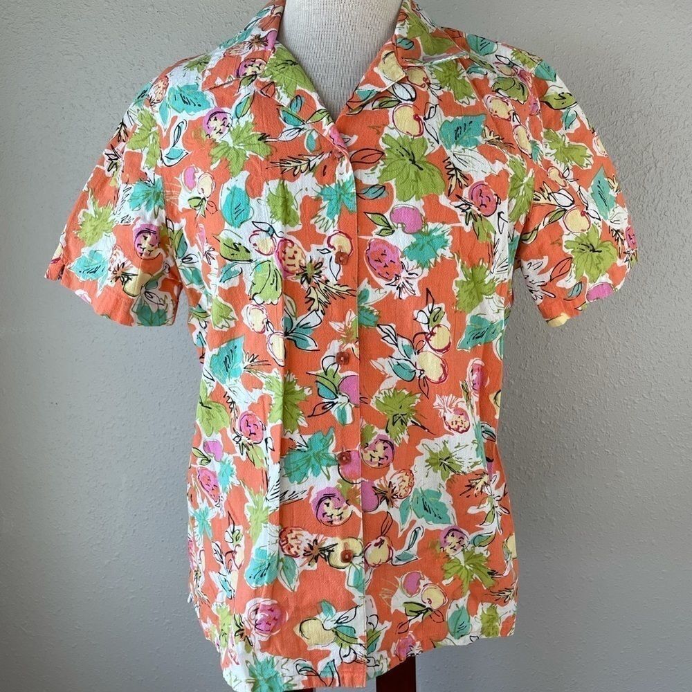 Napa Valley Button Down Shirt Size M EUC